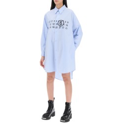 shirt dress with numeric logo