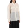 missa oversized organza shirt