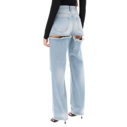 naomi jeans with rips and cut outs