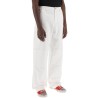 wide cotton canvas trousers for men or women