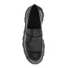 brushed leather wander loafers