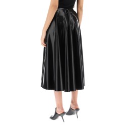 circular skirt in latex