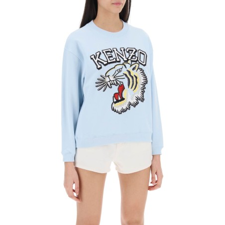 tiger varsity crew-neck sweatshirt