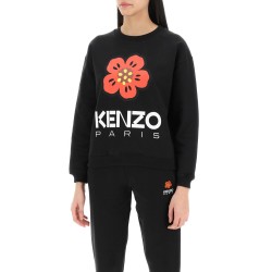 bokè flower crew-neck sweatshirt