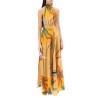 giovanna silk satin maxi dress