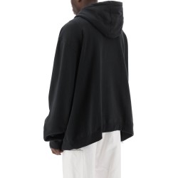 "maxi zip-up sweatshirt with