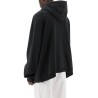 "maxi zip-up sweatshirt with