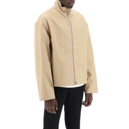 boxy high-neck jacket