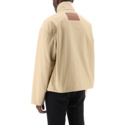 boxy high-neck jacket