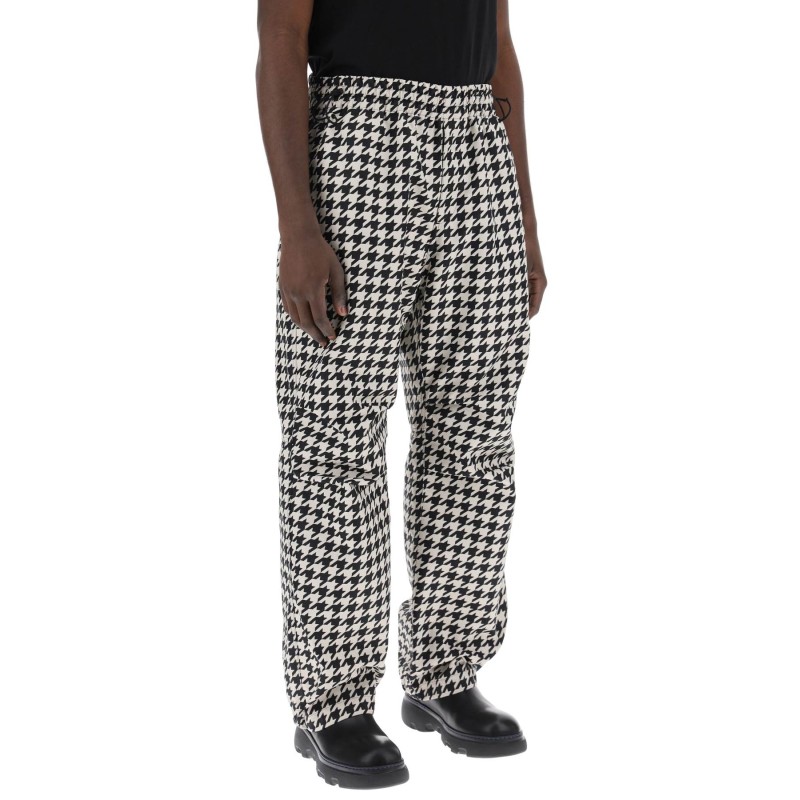 workwear pants in houndstooth