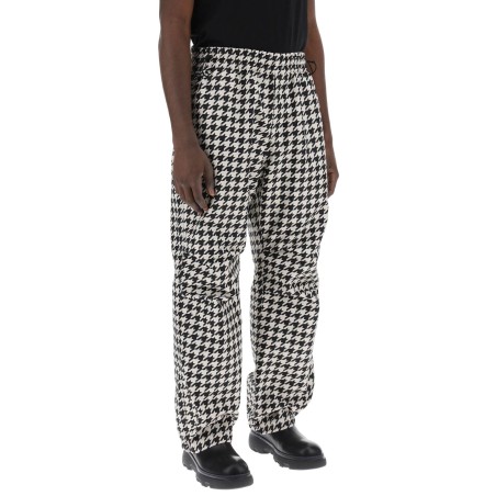 workwear pants in houndstooth