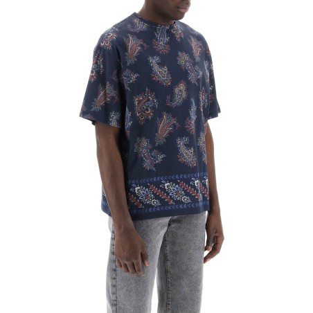 paisley print crewneck t