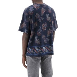 paisley print crewneck t