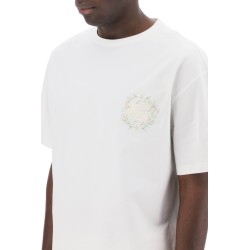 floral pegasus embroidered t-shirt