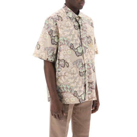 short-sleeved floral shirt