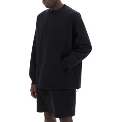 "oversized cotton blend sweat