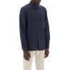 linen button-down shirt for