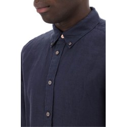 linen button-down shirt for