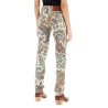 paisley patterned jeans