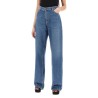 low-waisted baggy jeans