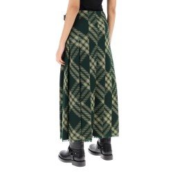 maxi kilt with check pattern