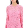 midi dress in floral cordonnet lace