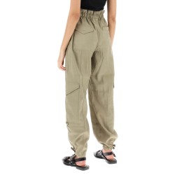 light slub pants