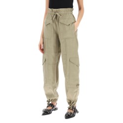 light slub pants