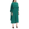 cady couture cape dress in