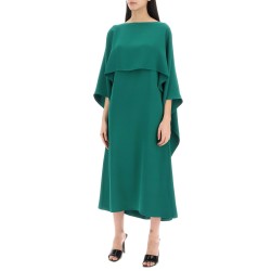 cady couture cape dress in