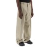 wide-legged cargo pants with ample leg