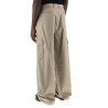 wide-legged cargo pants with ample leg