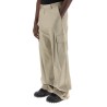 wide-legged cargo pants with ample leg