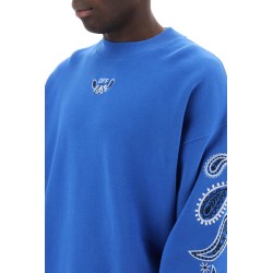 "arrow bandana crewneck sweat