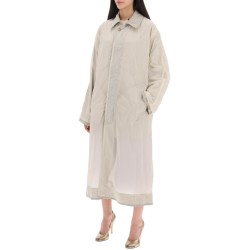 reversible trench coat with déco