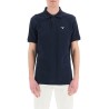 tartan-trim polo shirt