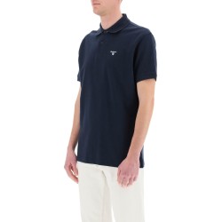 tartan-trim polo shirt