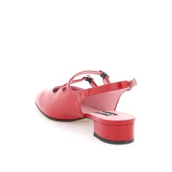 patent leather pêche slingback mary jane