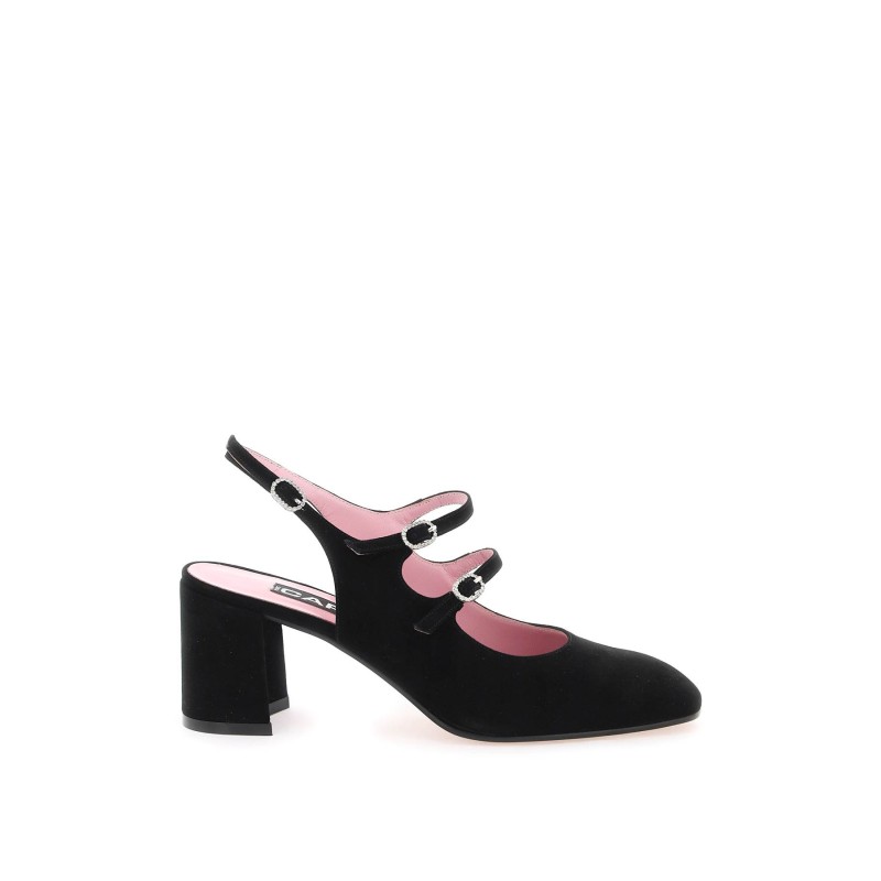 suede banana slingback mary jane