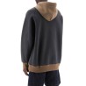 hooded sweatshirt with reverse