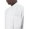 layered poplin effect shirt with