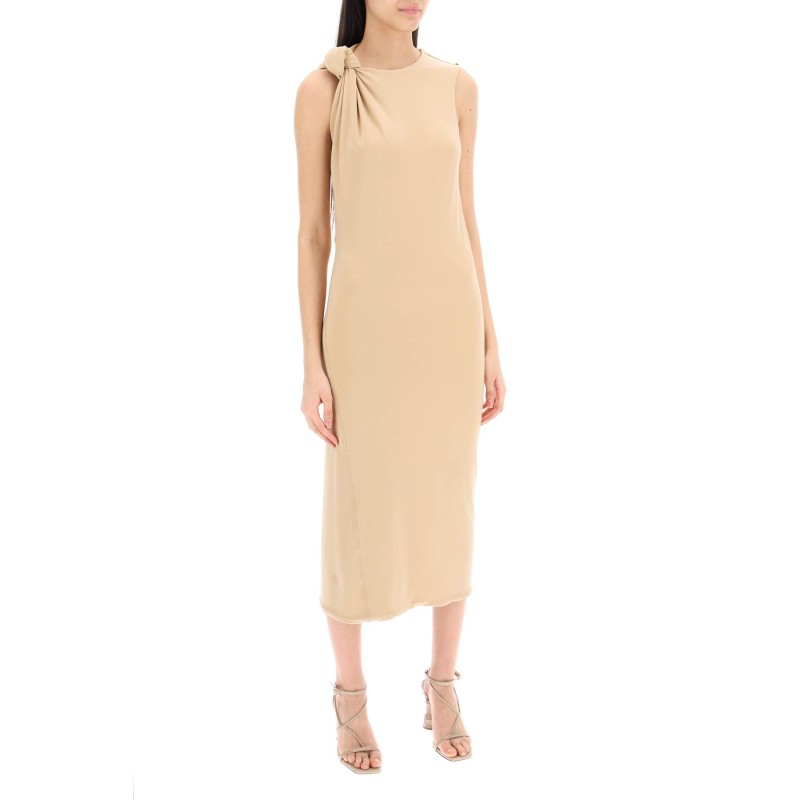 midi nuble dress with knot