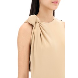 midi nuble dress with knot