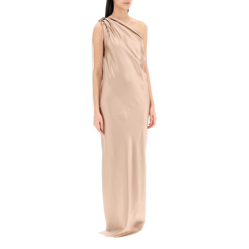 "silk satin opera dress"