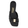 "nappa slides with bow detail"