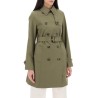 double-breasted trench coat for