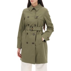 double-breasted trench coat for