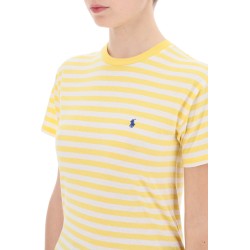 striped crewneck t-shirt