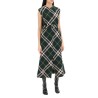 ered wool midi dress