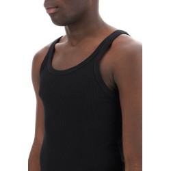 "ribbed slim shoulder tank top